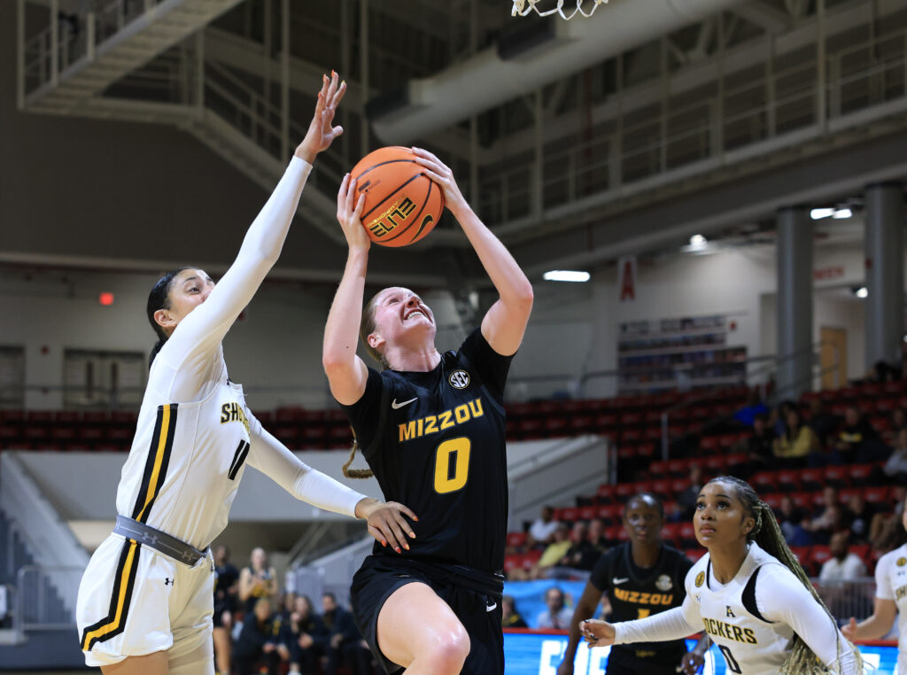 Missouri sophomore guard Grace Slaughter